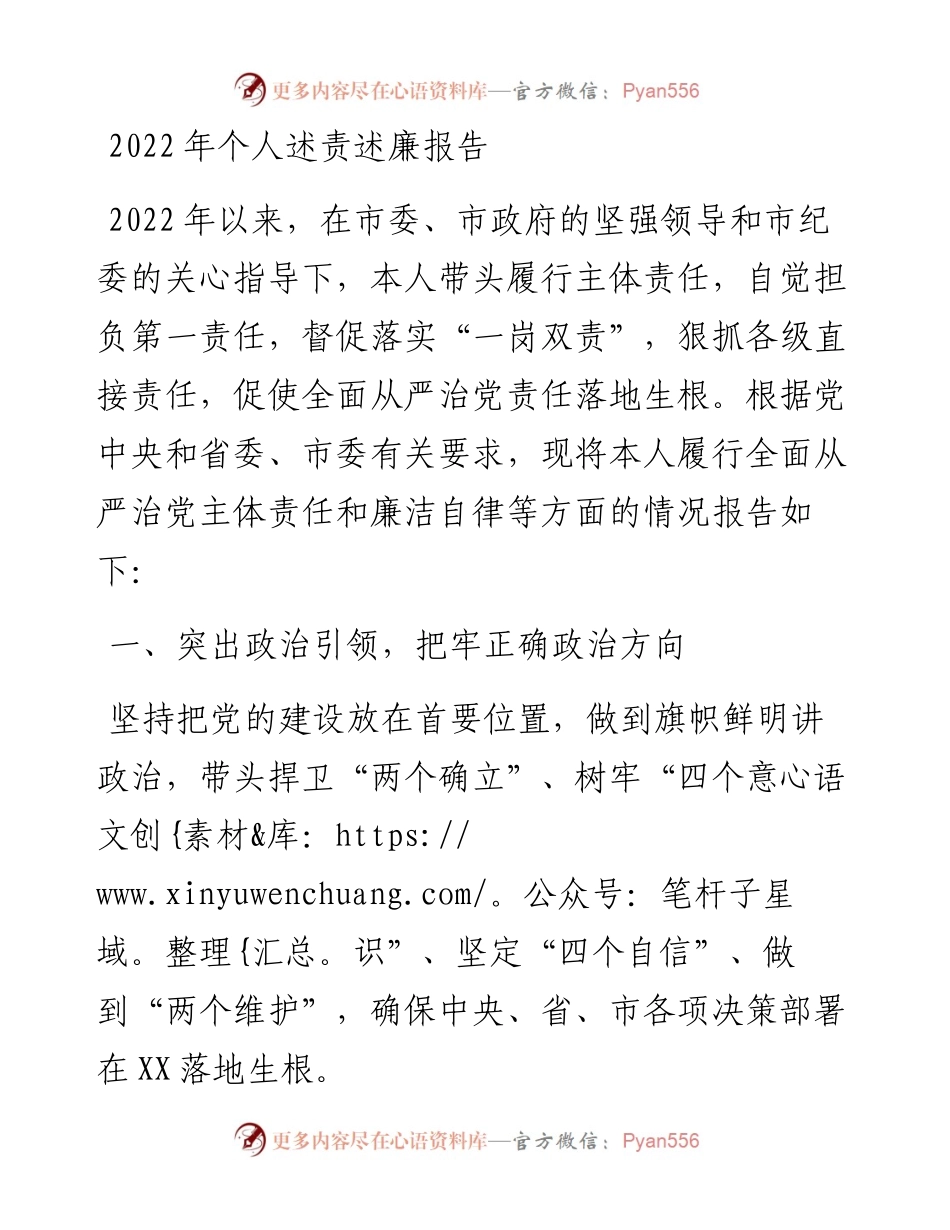个人述责述廉报告.docx_第1页