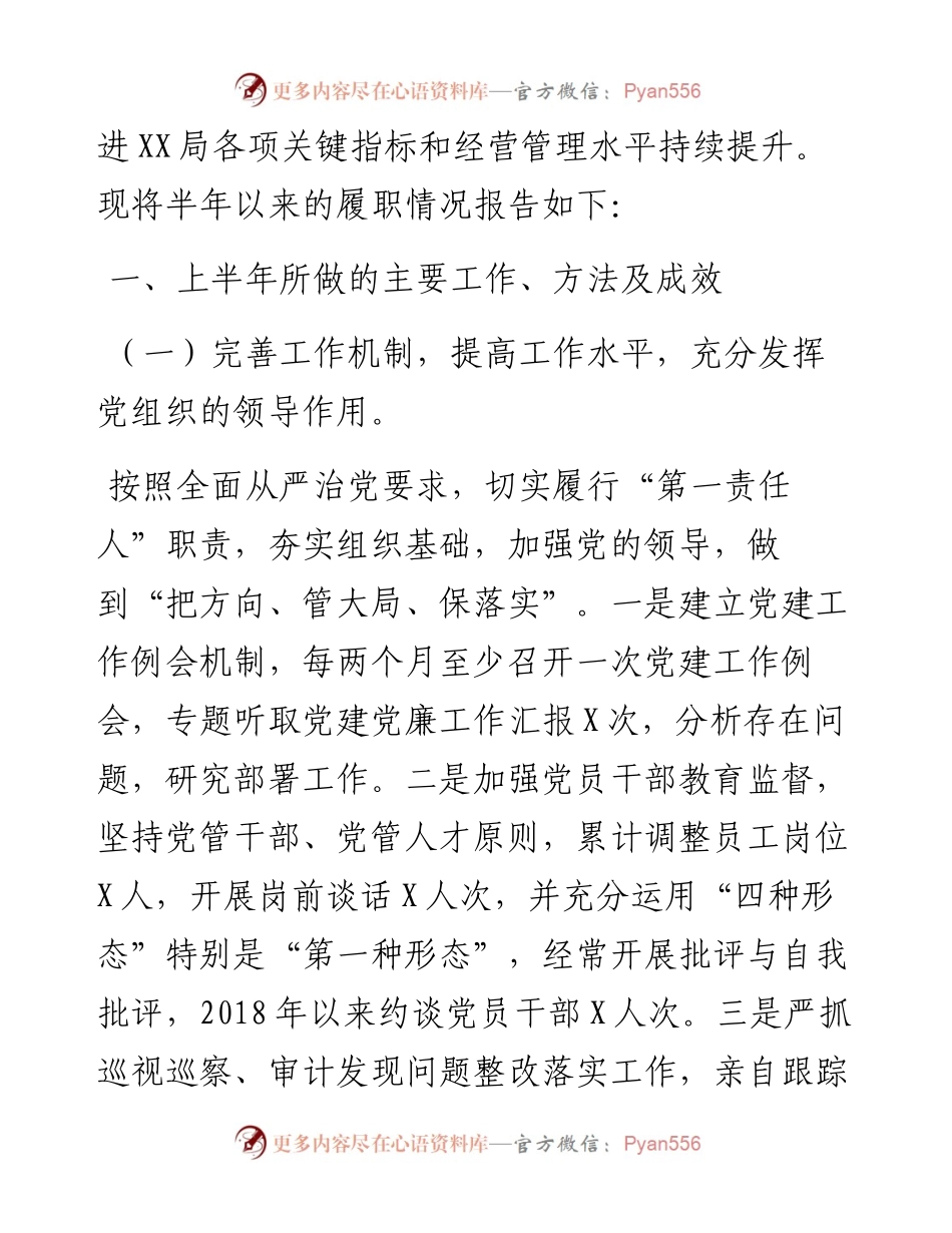 党委书记上半年述职报告_4.docx_第2页