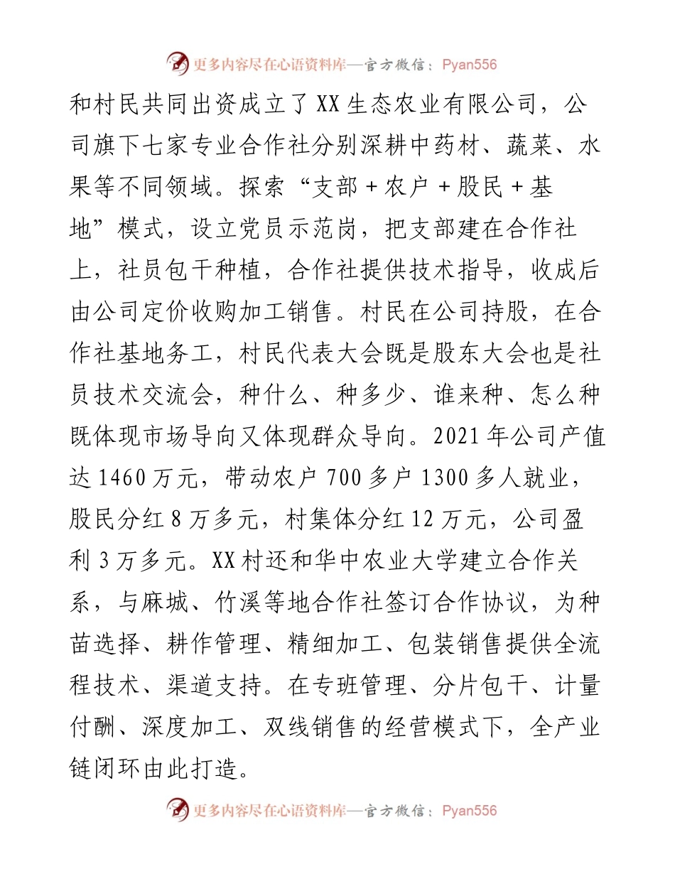 党建引领乡村振兴拉练重点项目情况汇报.docx_第2页
