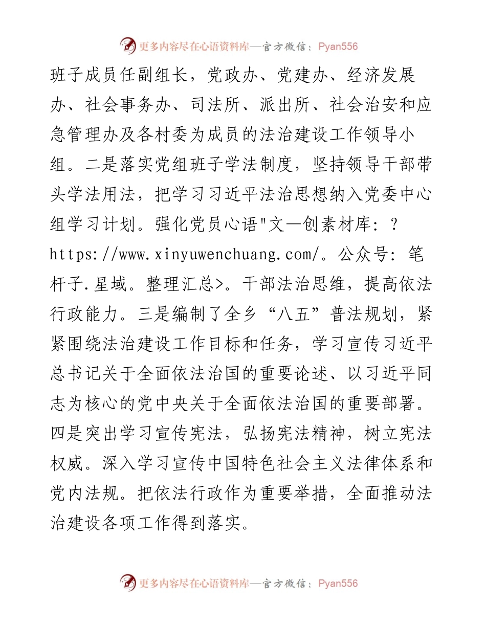 党委书记履行推进法治建设第一责任人职责述职报告.docx_第2页