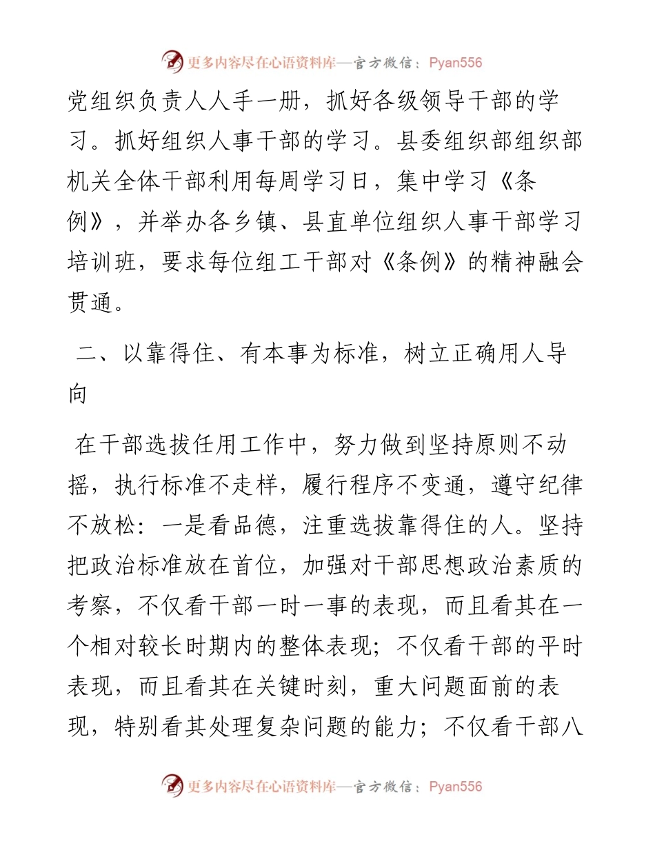 党政领导干部选拔任用自查情况工作总结.docx_第2页