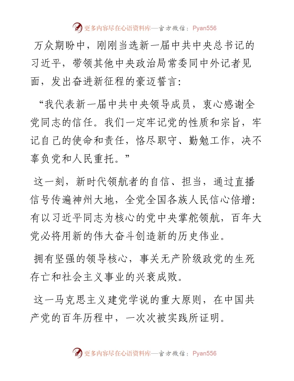 二十大宣讲稿：从党的二十大看中国共产党的成功（1225）.docx_第2页