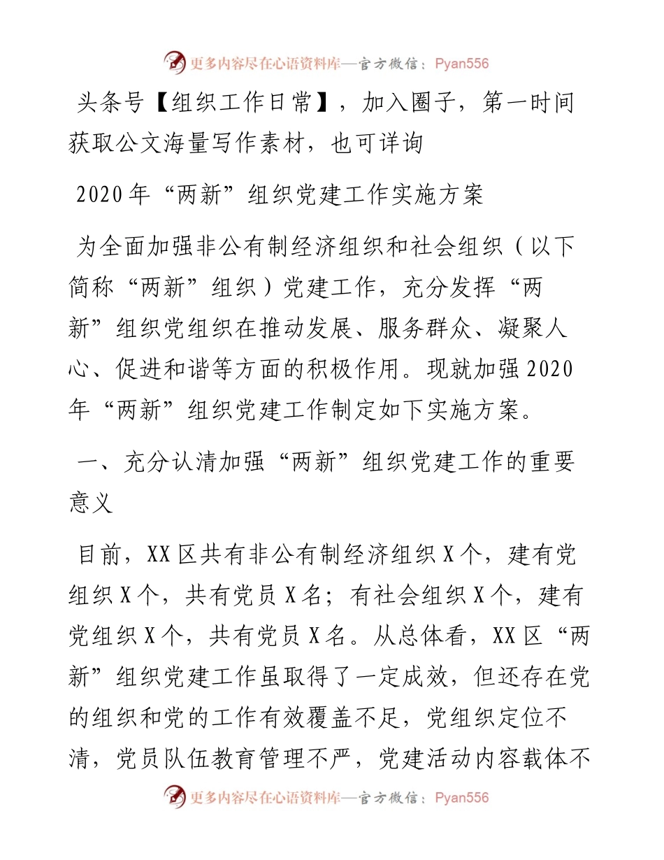 两新组织党建方案.docx_第1页