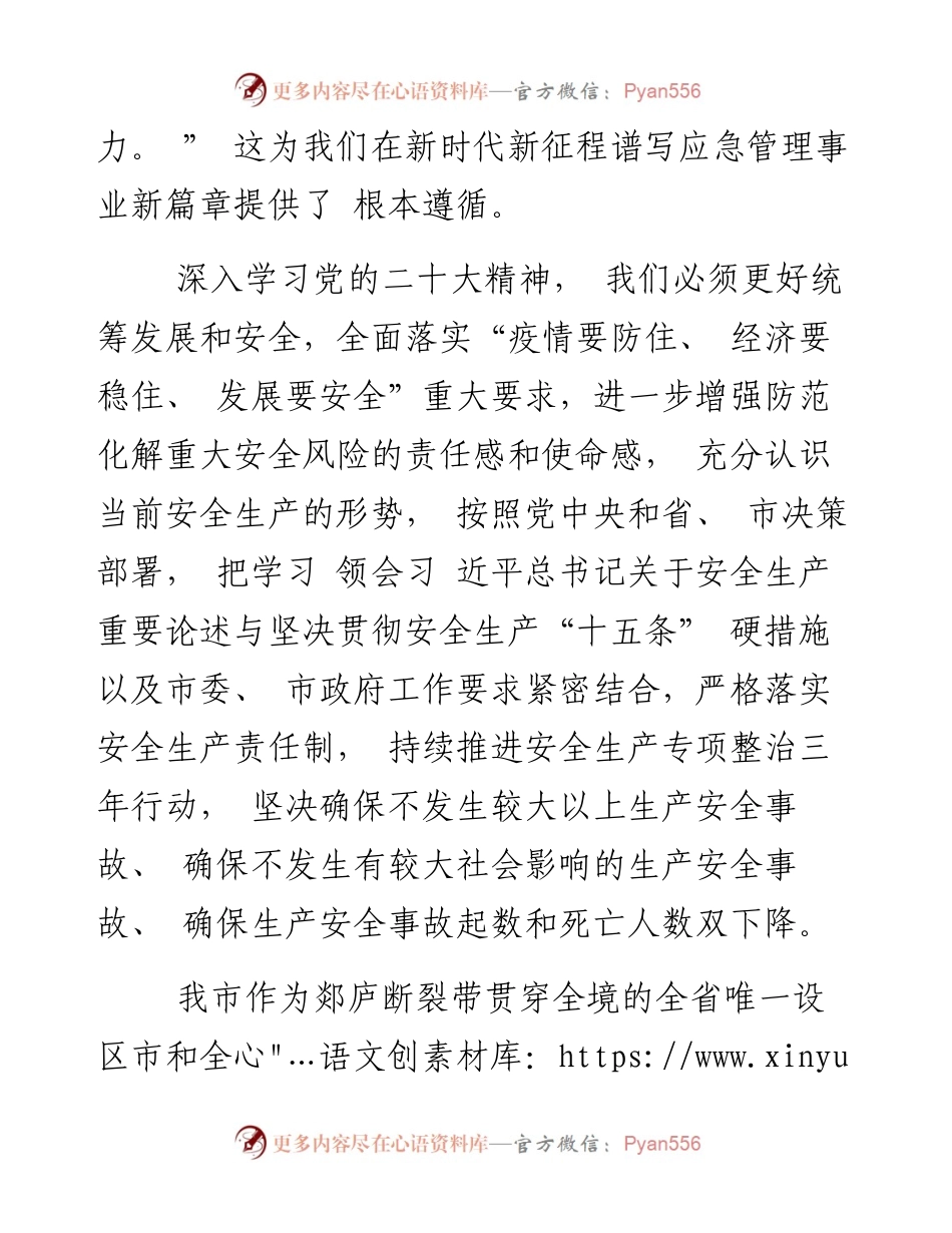 二十大精神心得体会（应急局）.docx_第2页