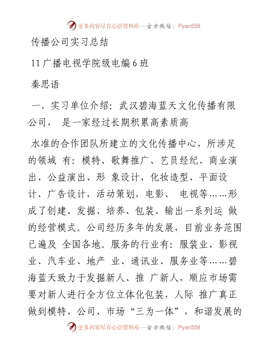传播公司实习总结.docx_第1页