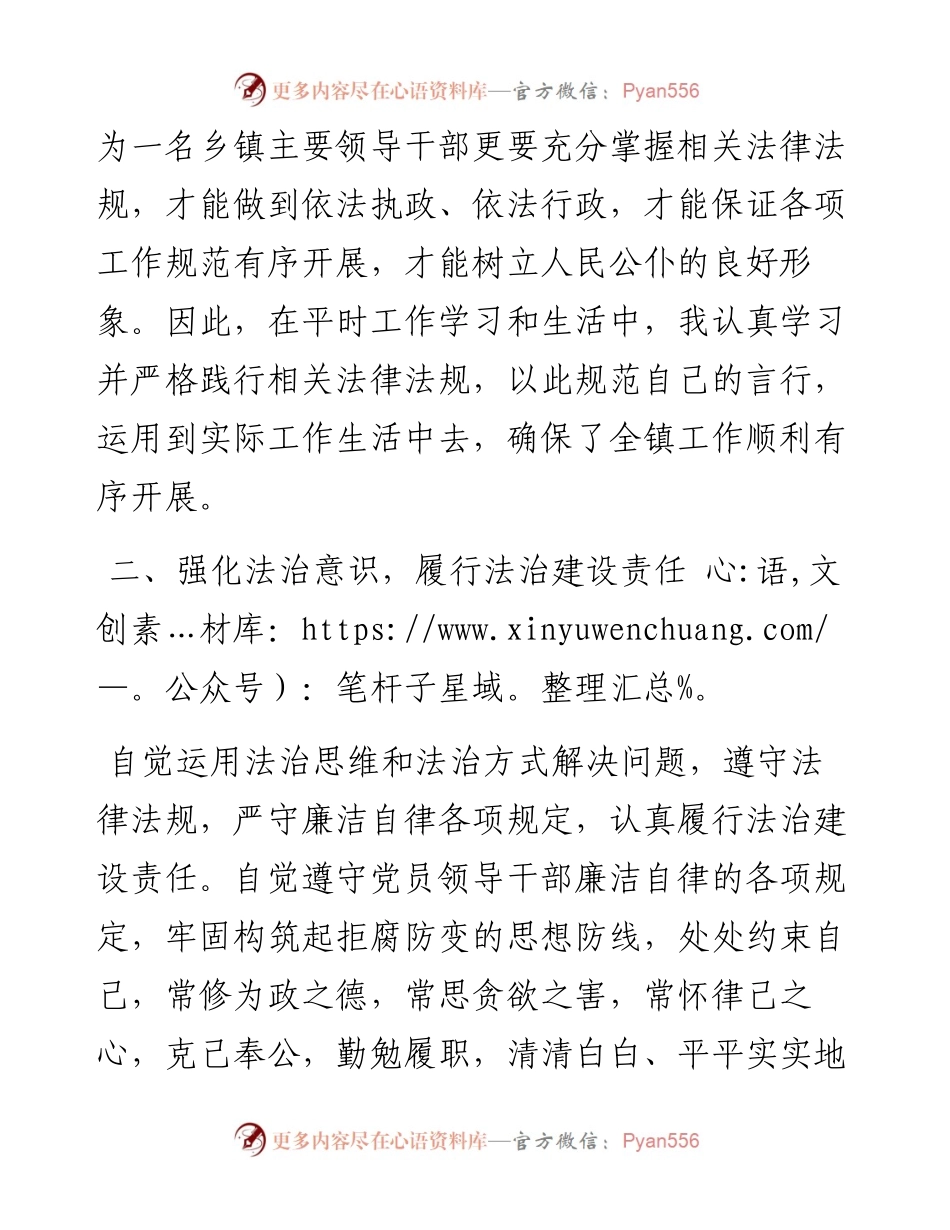 乡镇党委书记年度述法报告.docx_第2页