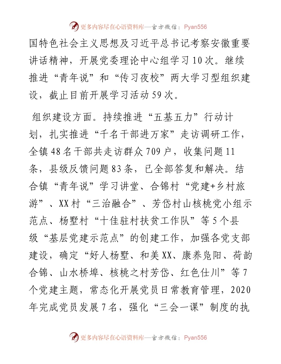 党委工作总结及工作安排.docx_第2页