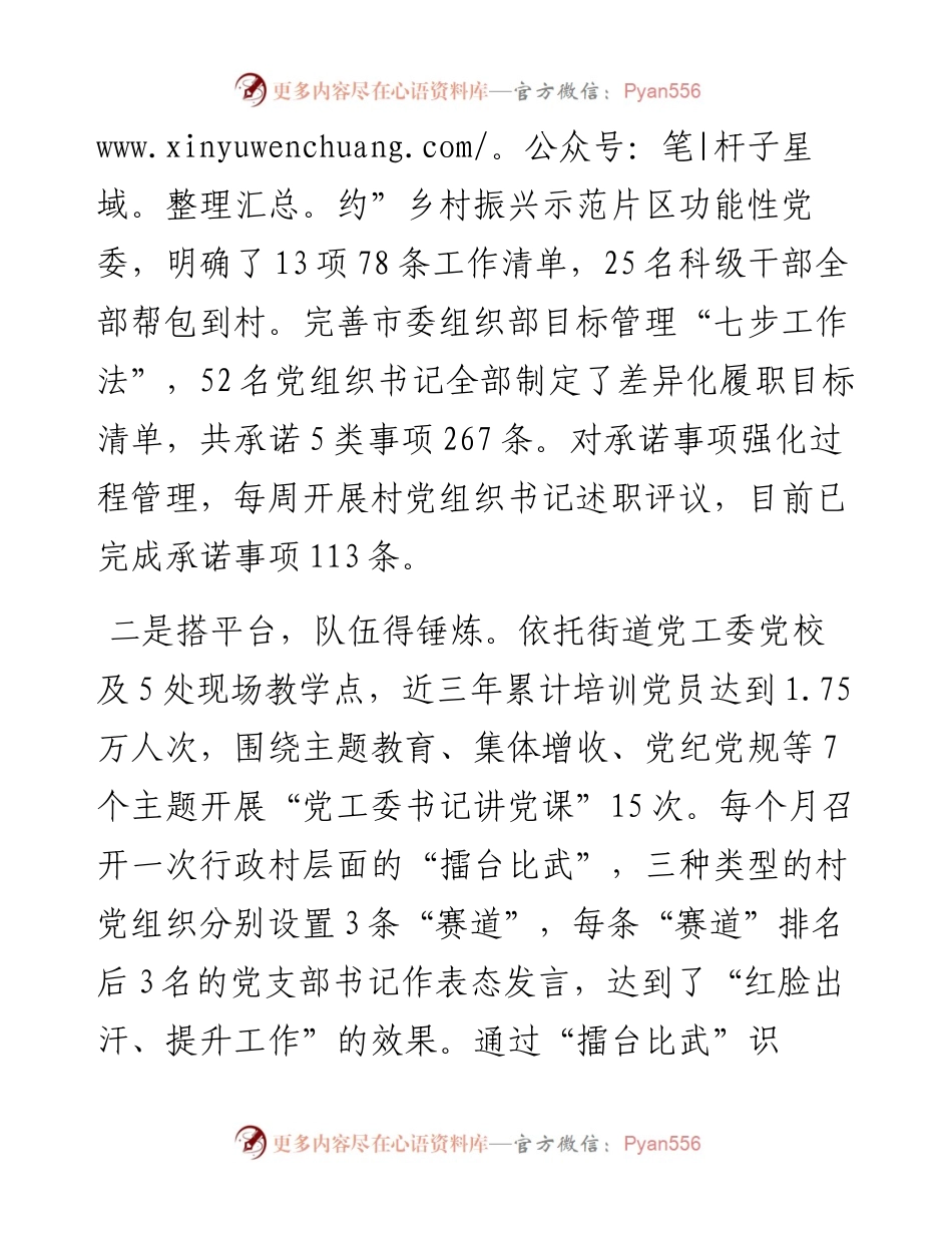 书记在抓基层党建项目汇报会上的发言.docx_第2页