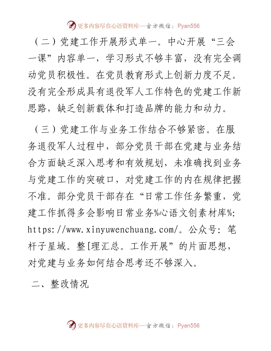 党建“灯下黑”问题自查整改工作报告(1).docx_第2页
