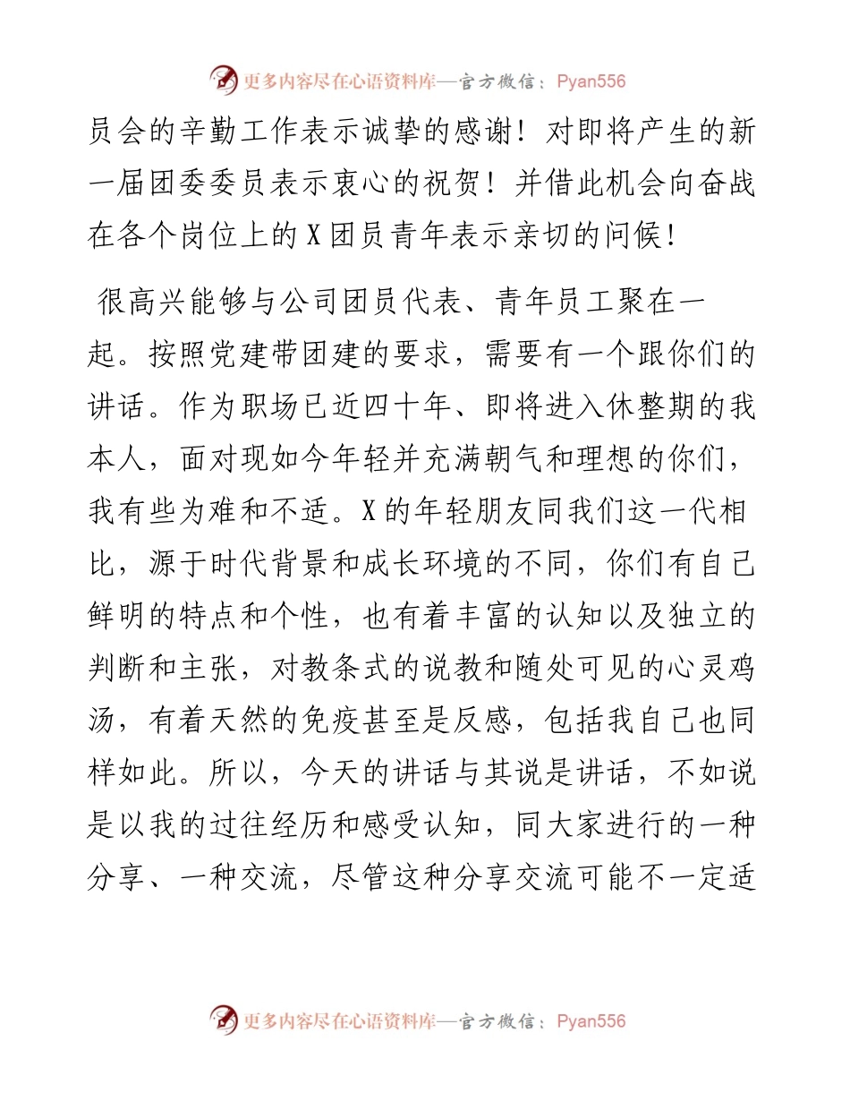 党委书记、董事长在X公司第二次团代会上的讲话.docx_第2页