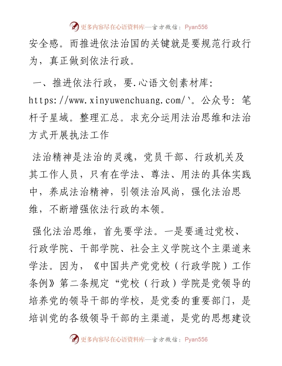 以习近平法治思想推动依法行政宣讲稿.docx_第2页