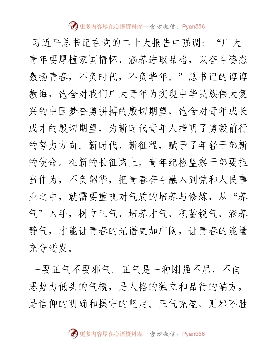 交流发言：永葆“四气” 争做新时代纪检铁军.docx_第1页