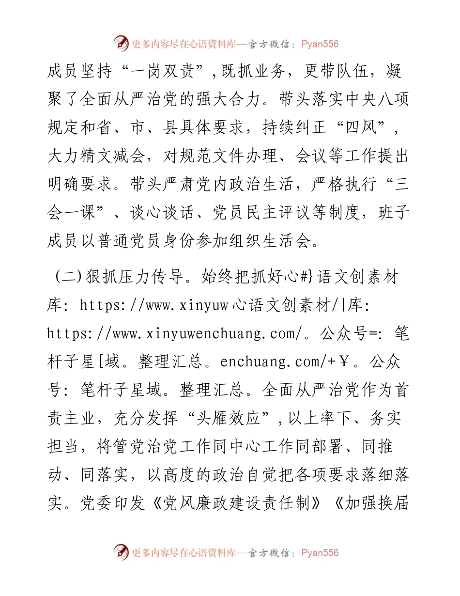 乡镇党委领导班子述责述廉报告.docx_第2页