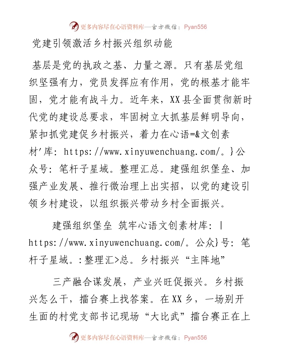 党建引领激活乡村振兴组织动能.docx_第1页