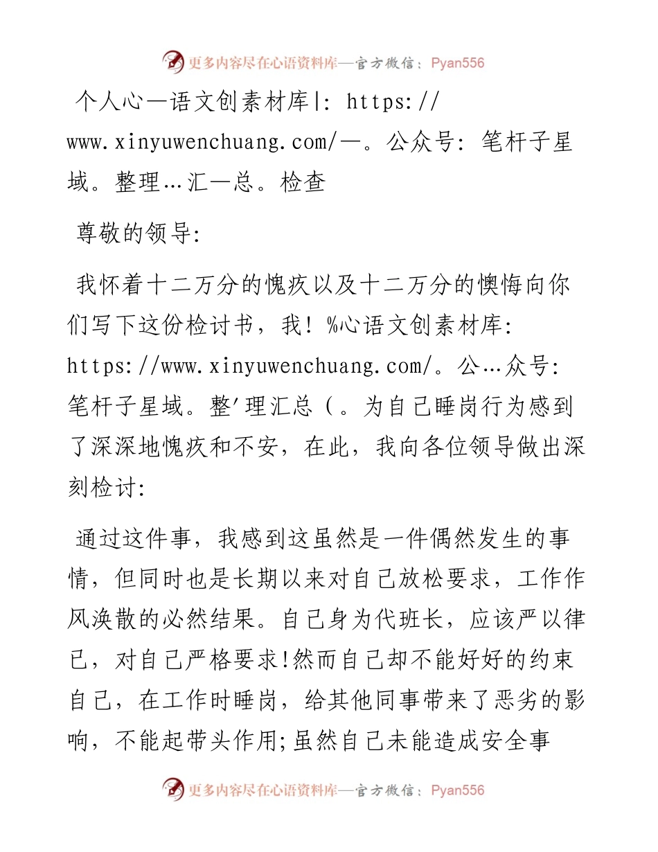 个人检查（十八）.docx_第1页