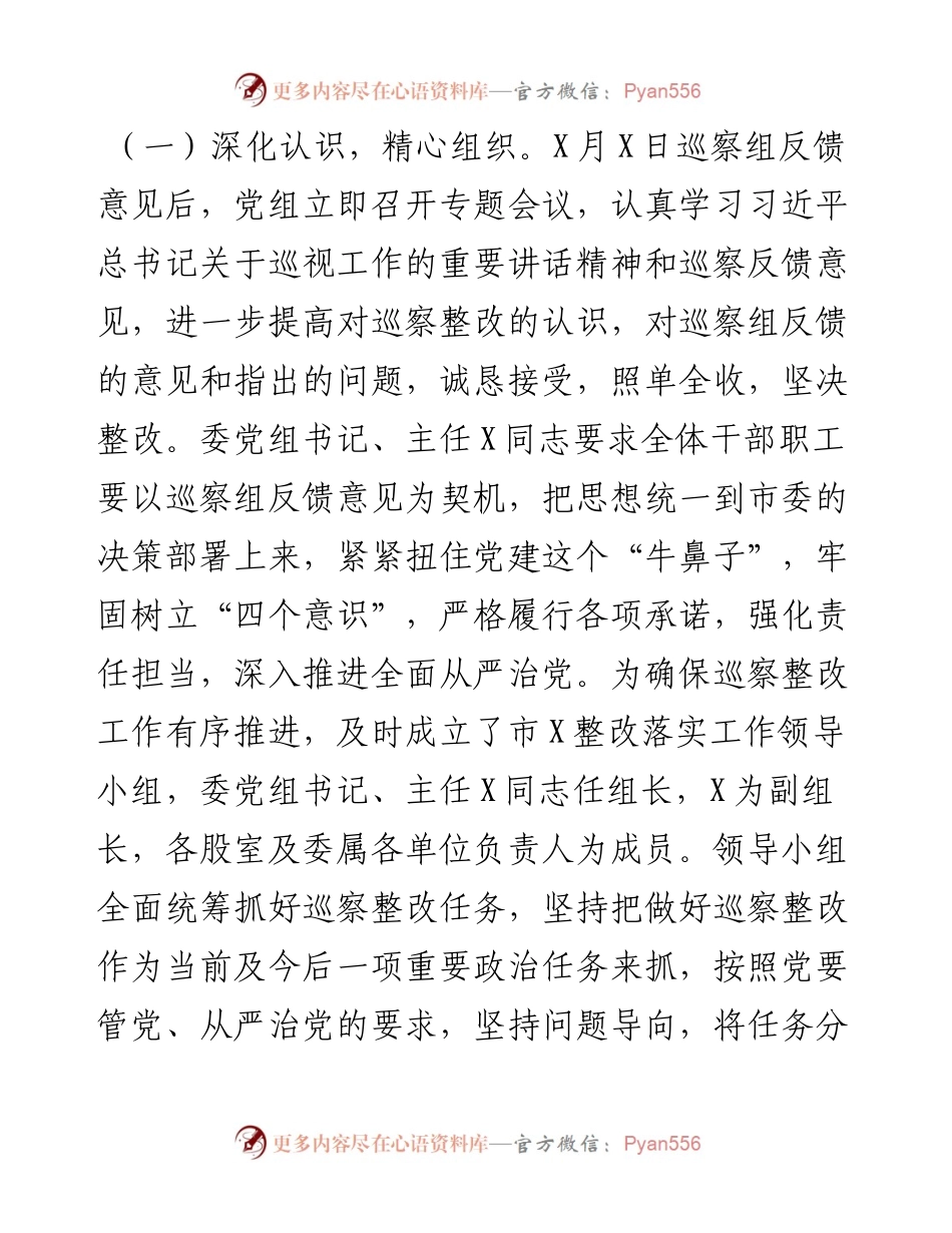 党组关于组织落实巡察整改工作情况报告.docx_第2页