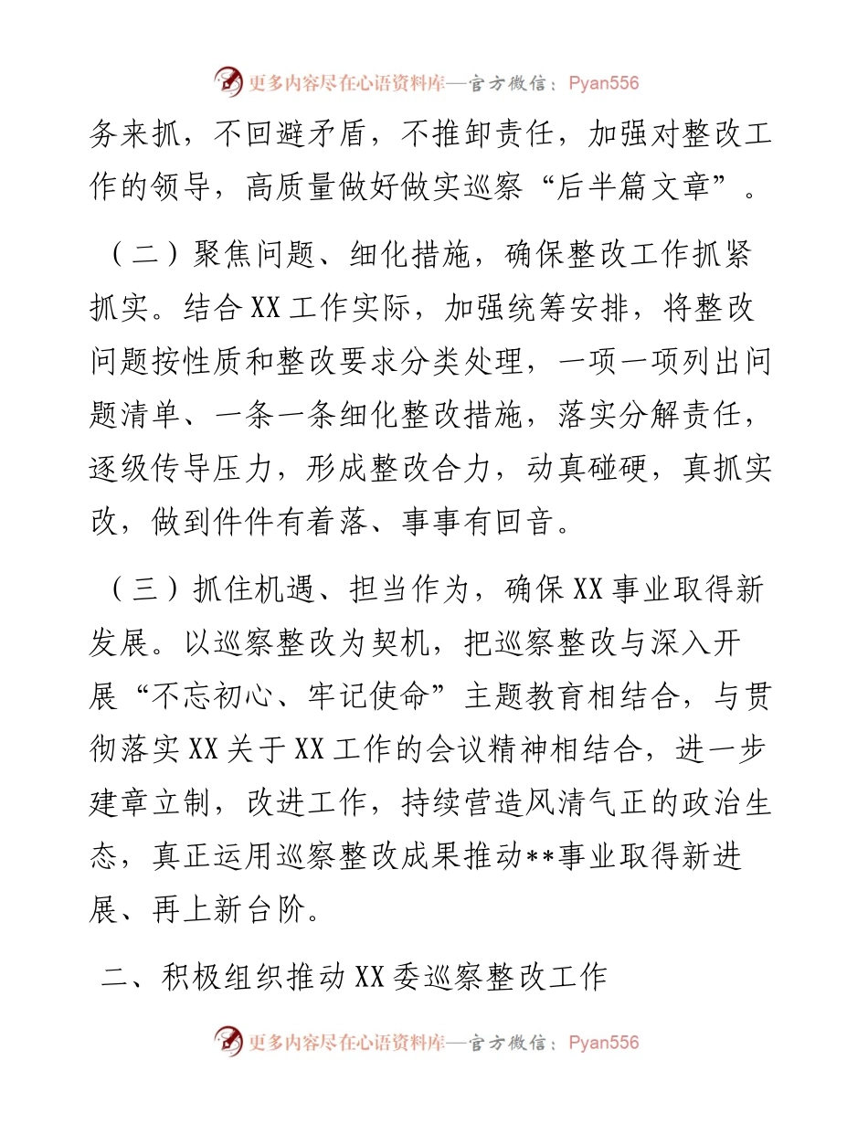 党委书记组织落实巡察整改工作情况报告.docx_第2页