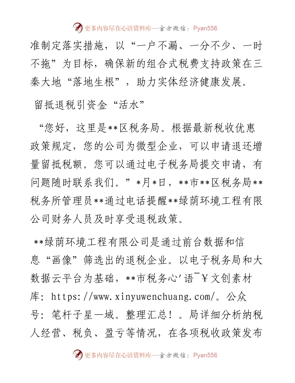 交流材料：税务春风暖“实体”.docx_第2页