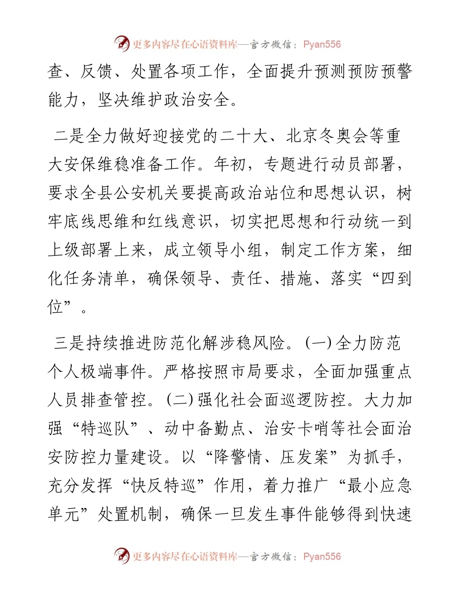 区县公安局工作计划.docx_第2页