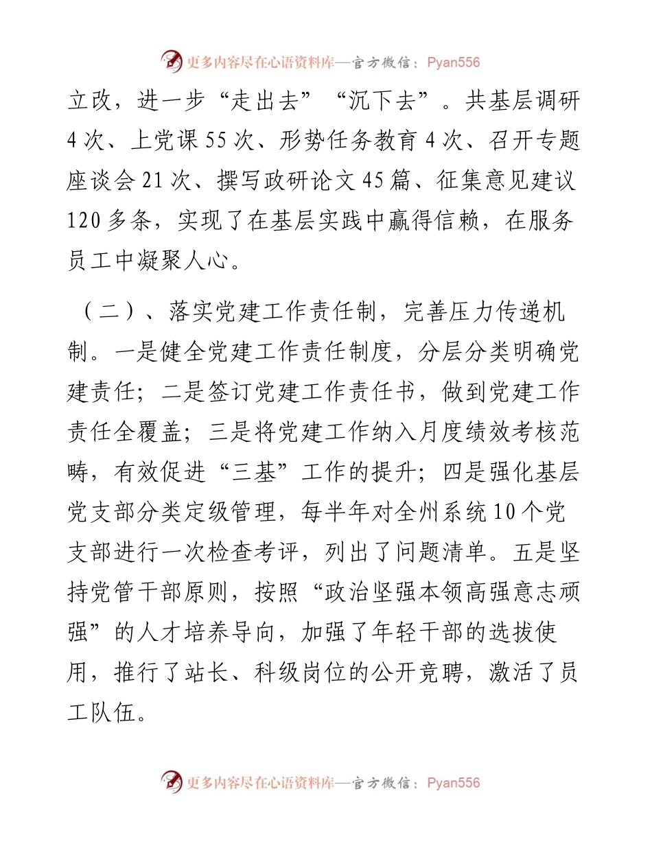 公司度党建工作总结报告.docx_第2页