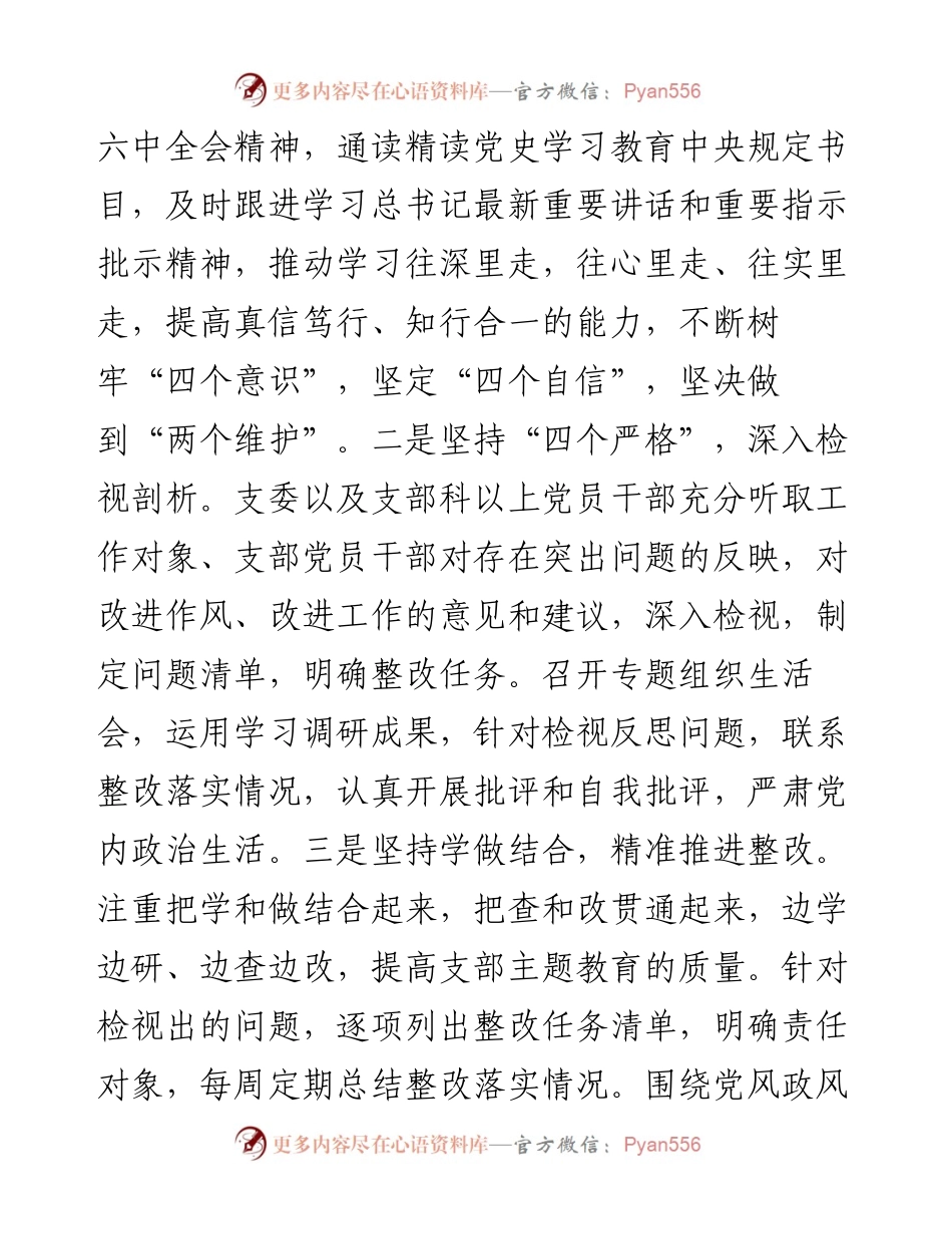 党风政风监督室党支部党建工作总结.docx_第2页