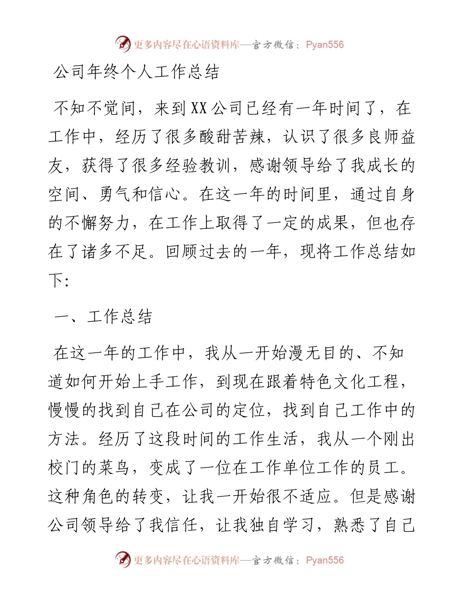 公司年终个人工作总结.docx_第1页