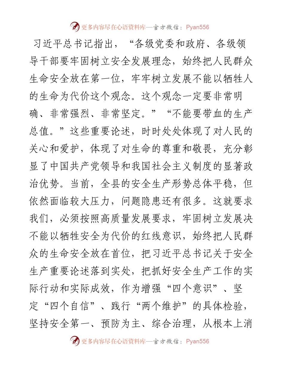 关于习近平总书记关于安全生产重要论述的研讨发言.docx_第2页