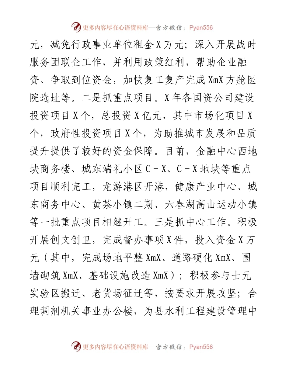 县国资办X年工作总结.docx_第2页