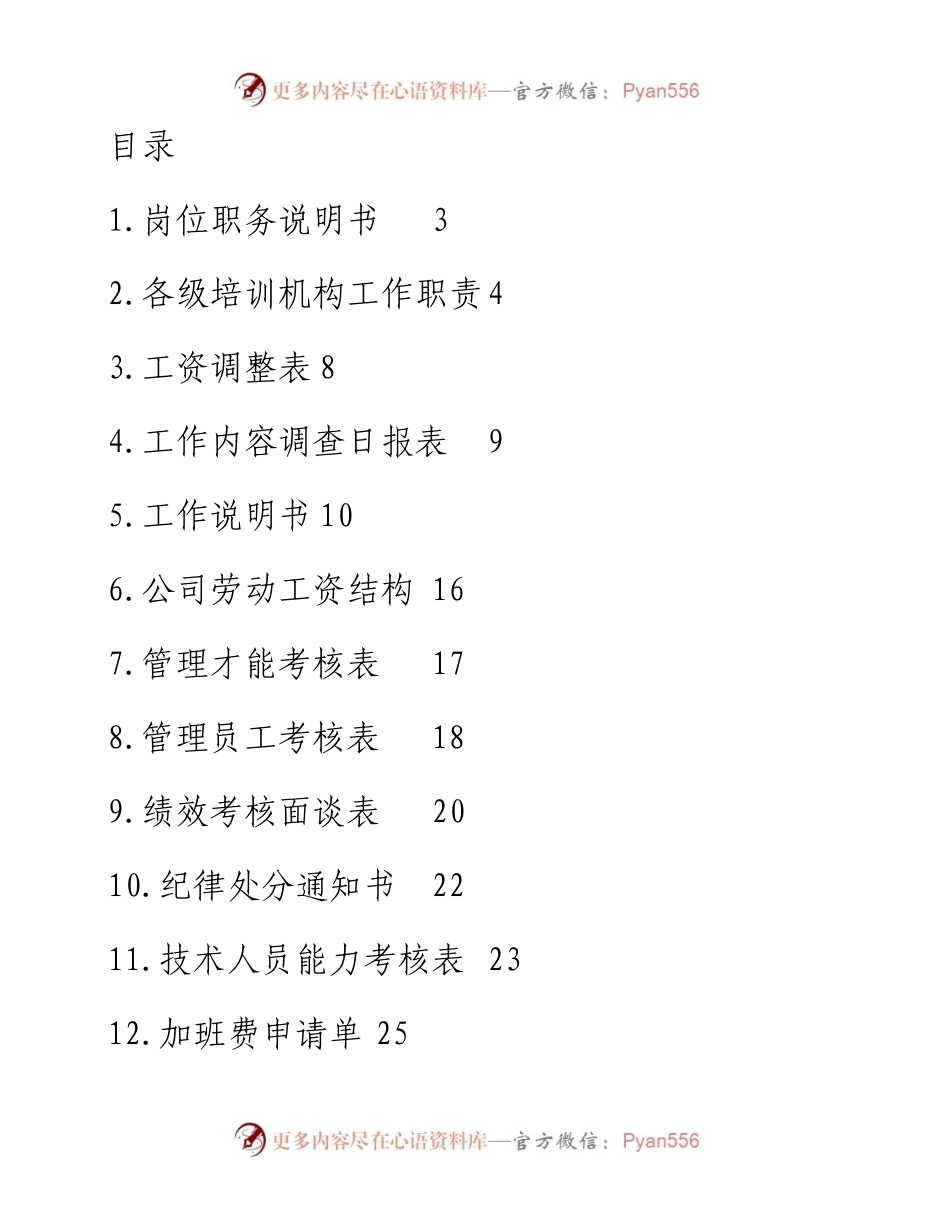办公室必备67个实用表格，应有尽有！.docx_第1页