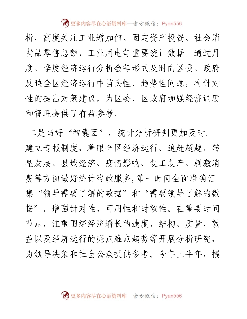 区统计局上半年工作总结及下半年工作打算.docx_第2页