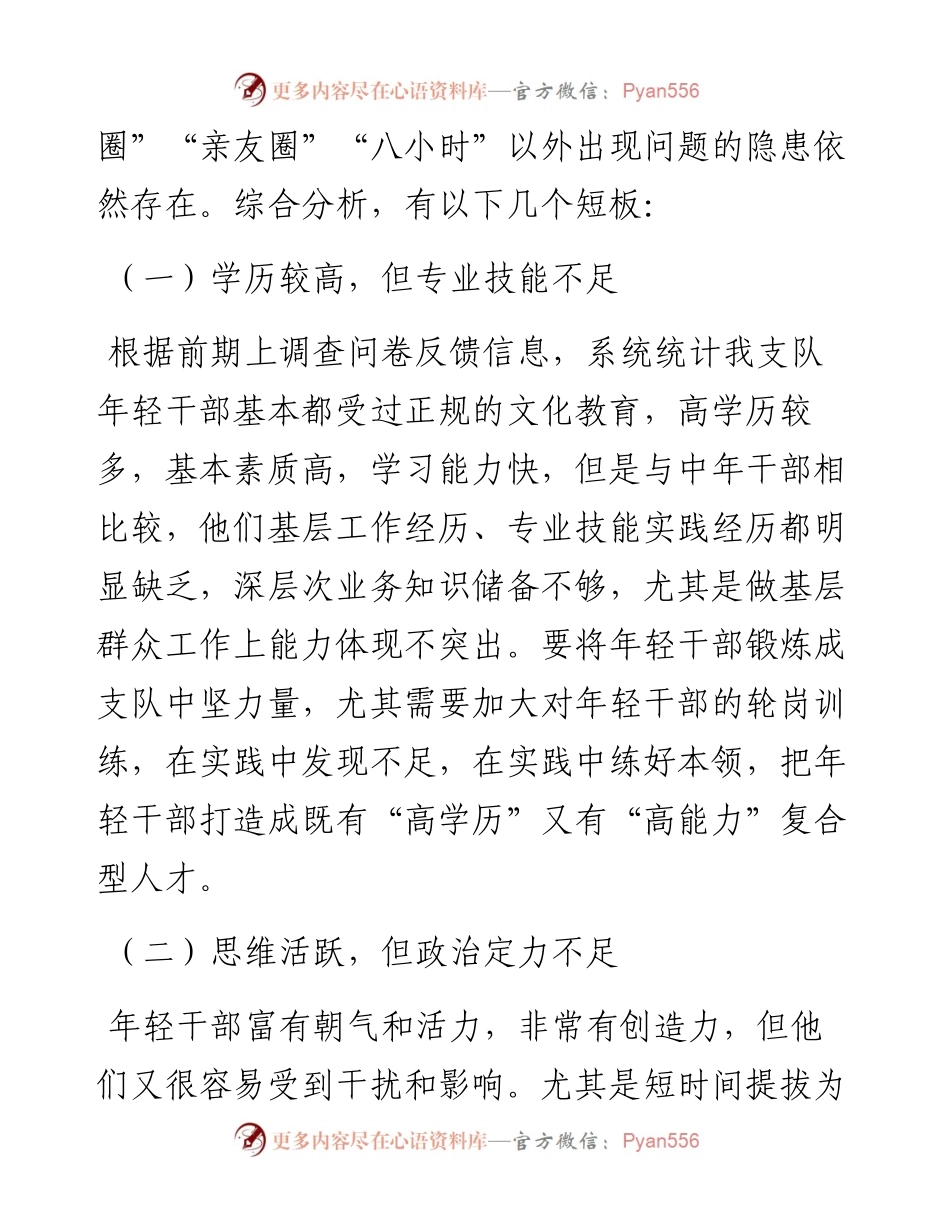 关于年轻干部情况的调研报告.docx_第2页