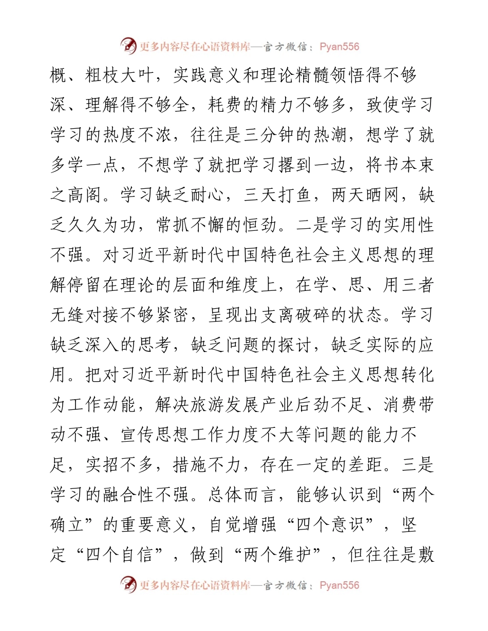 区委常委、宣传部长2023年度主题教育专题民主生活会个人发言提纲.docx_第2页