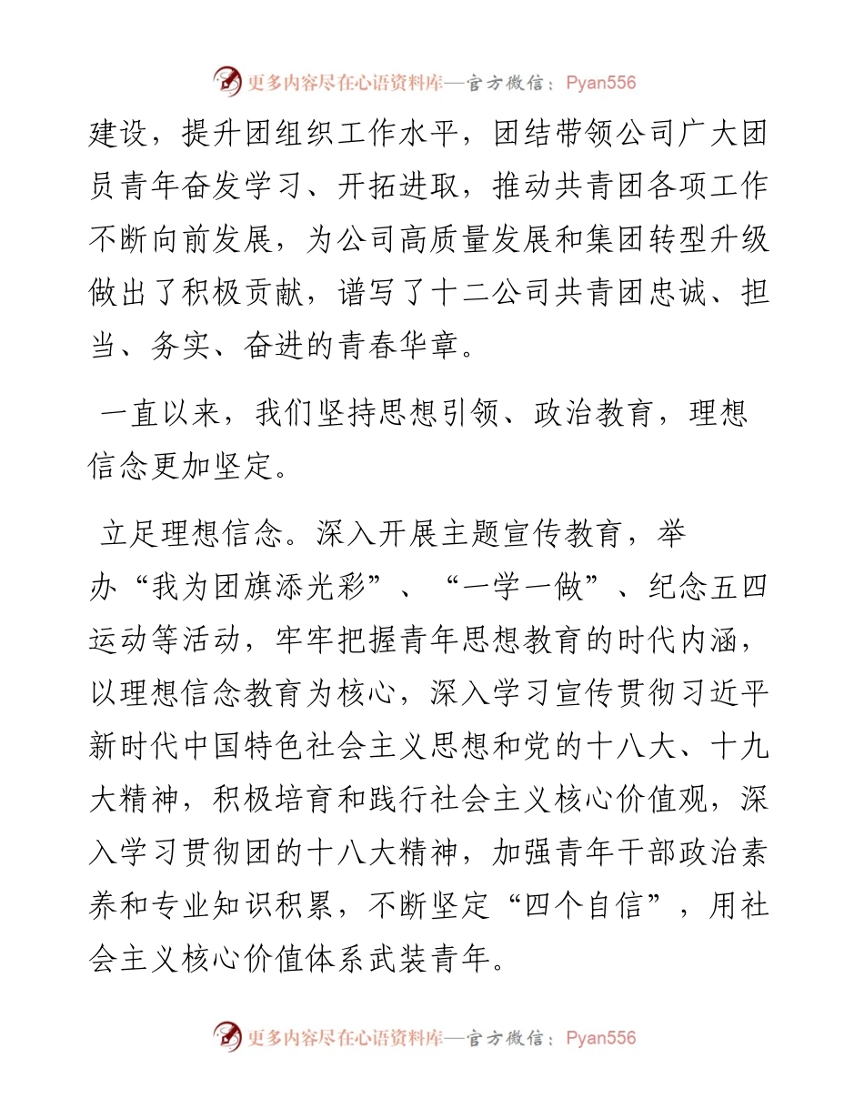 公司团代会工作报告.docx_第2页