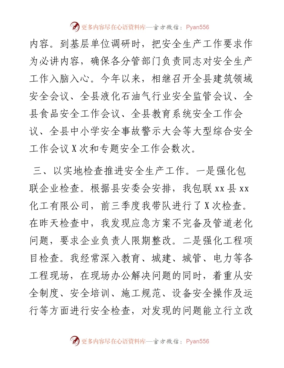 副县长分管领域安全生产工作汇报.docx_第2页