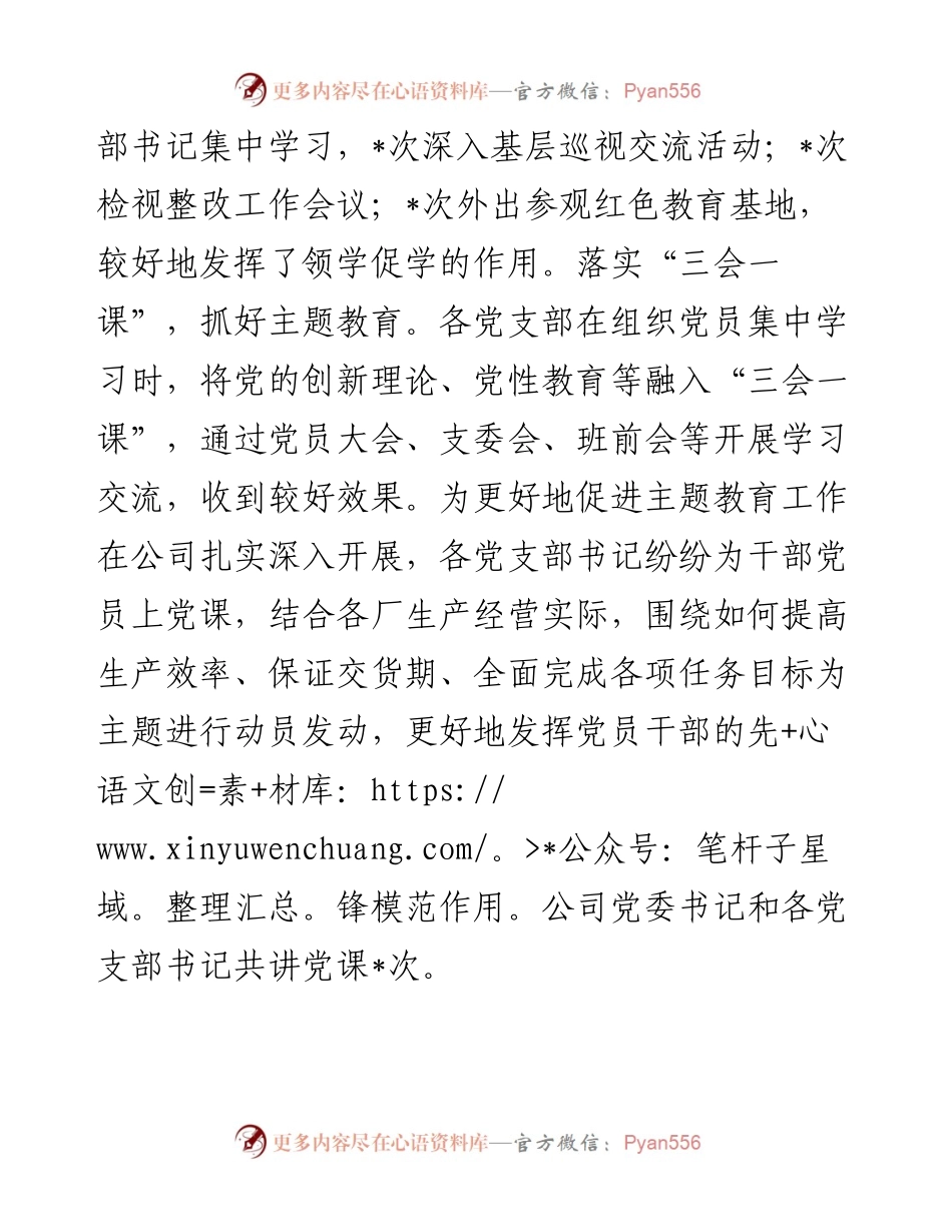 公司党委主题教育自查报告.docx_第2页