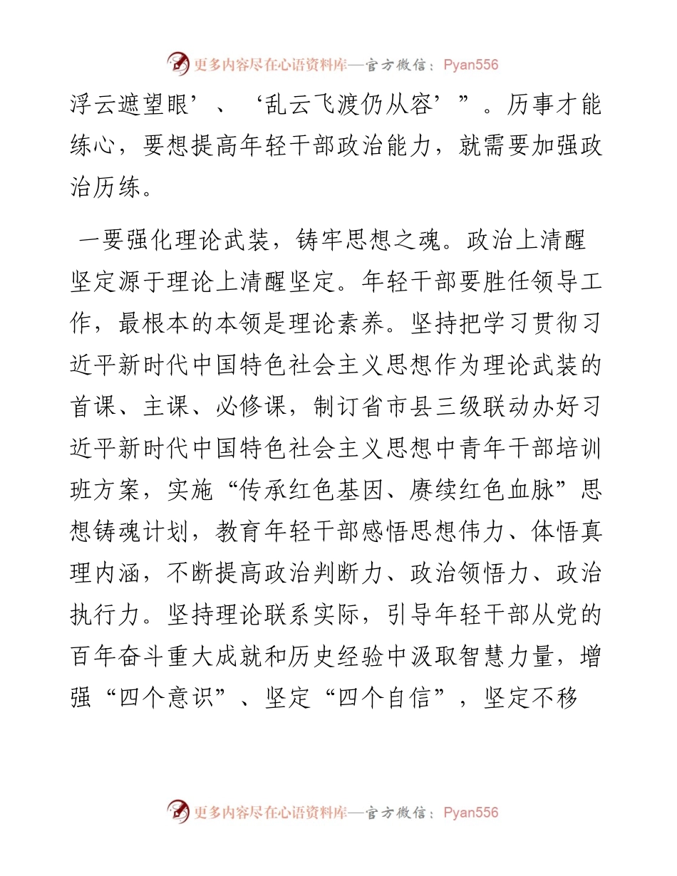 加强年轻干部监督管理发言提纲.docx_第2页