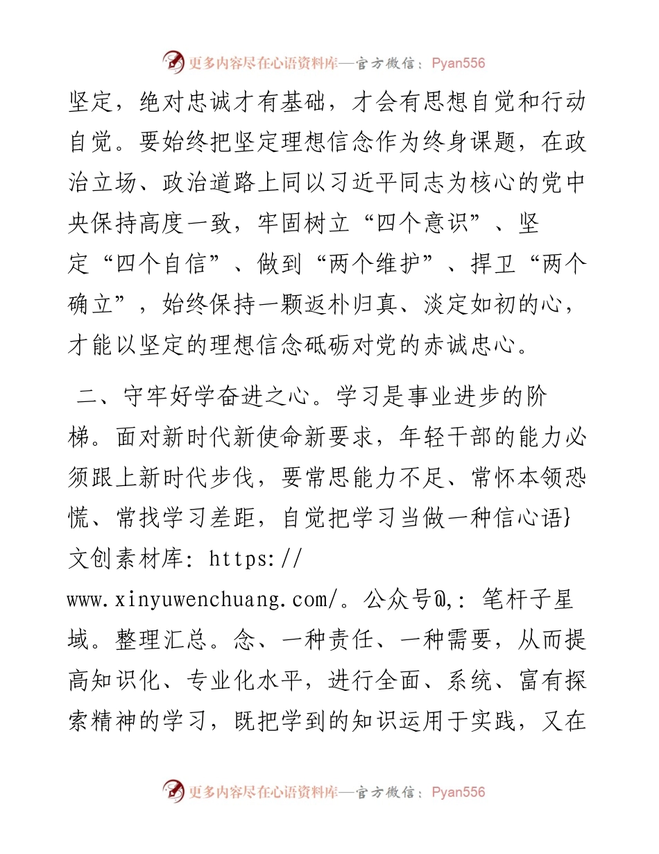 副县长年轻干部座谈会发言提纲.docx_第2页