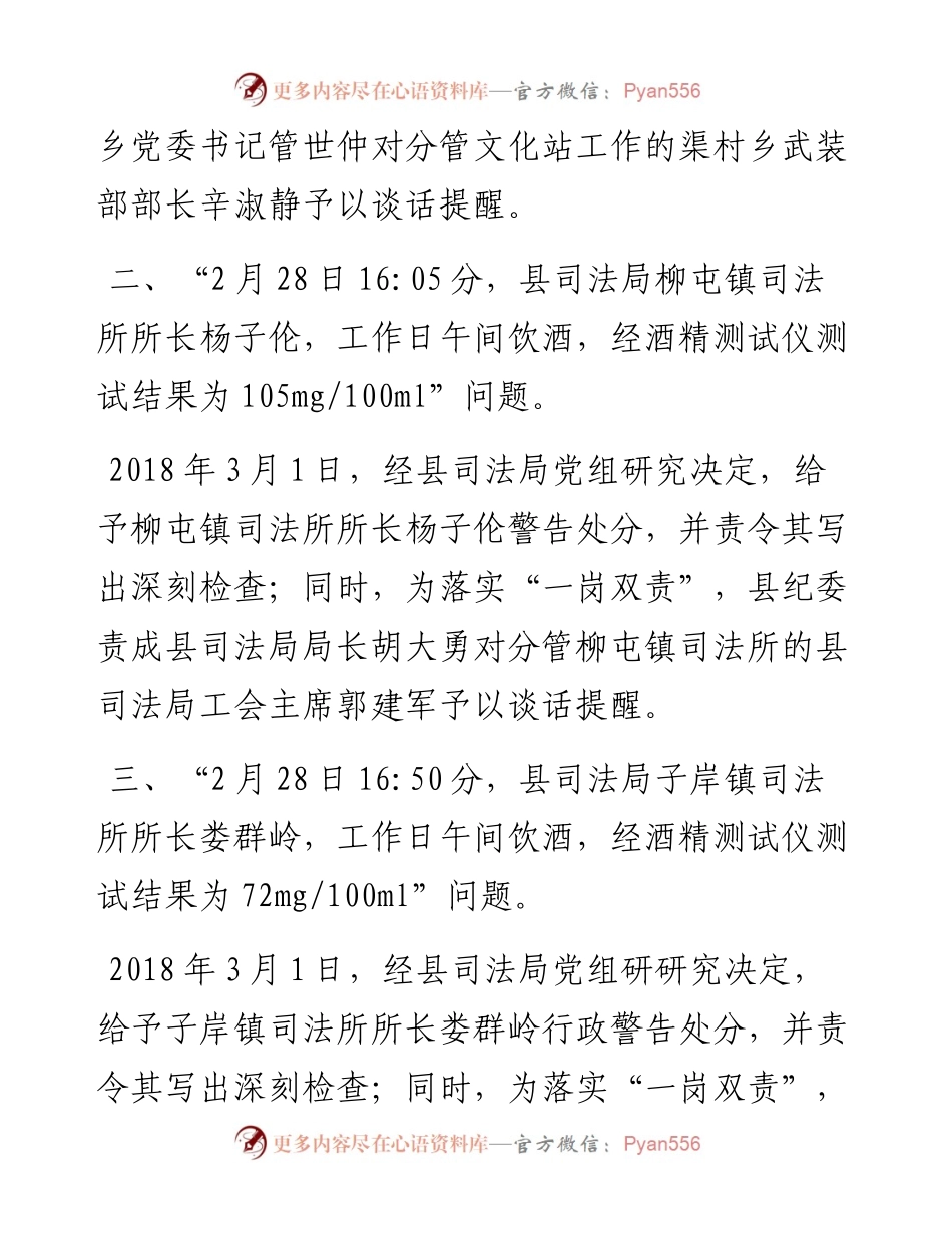 关于2月28日对部分乡镇检查发现问题处理情况的通报.docx_第2页