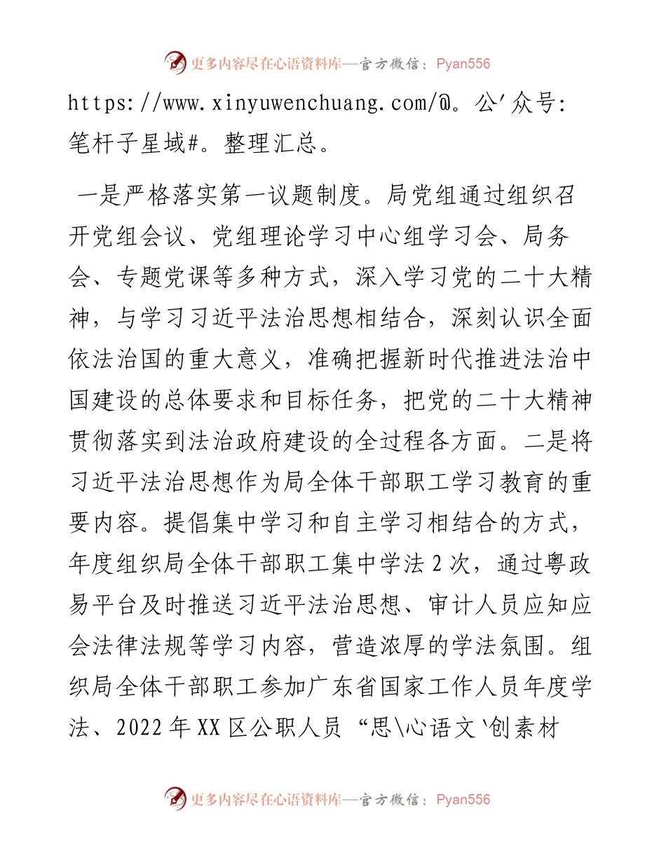 区审计局法治政府建设年度报告（2篇）.docx_第2页