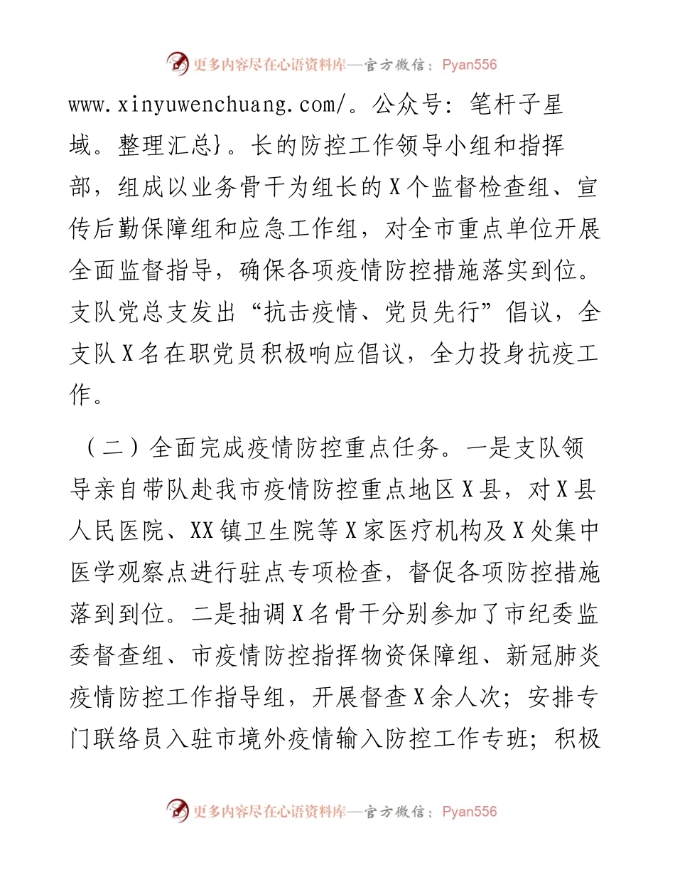 卫生健康综合监督执法支队工作总结及X年工作计划.docx_第2页