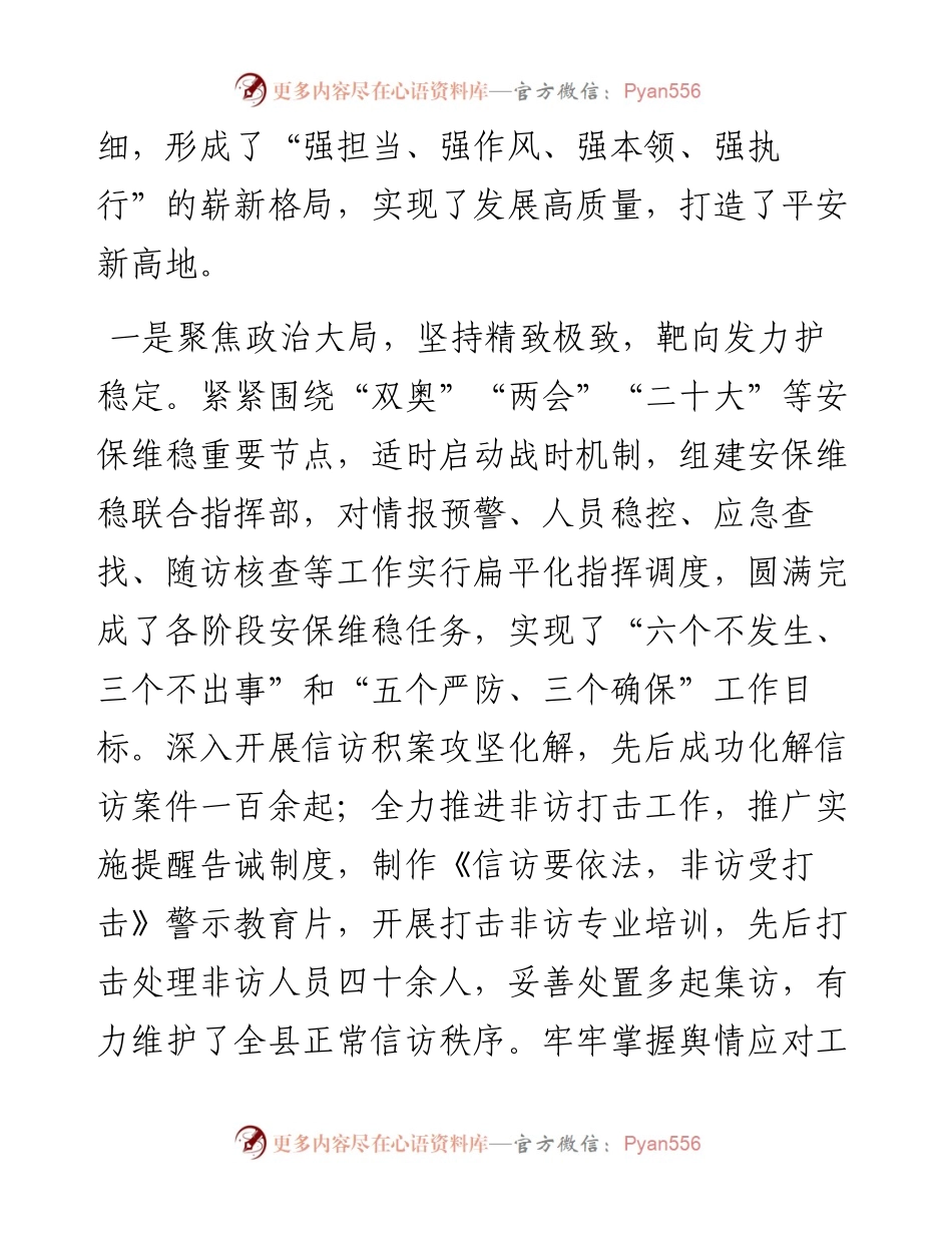 县公安局工作总结和2023年工作计划 (2).docx_第2页