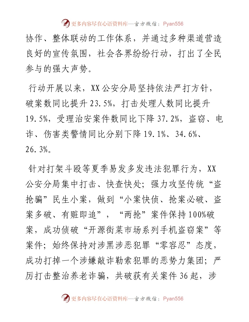 公安分局夏季治安行动工作总结.docx_第2页