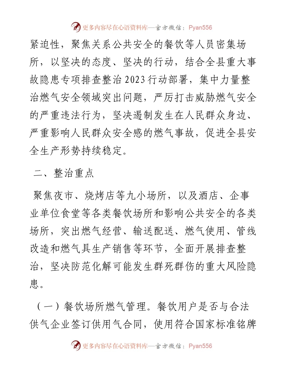 关于某县城镇燃气安全专项整治工作方案.docx_第2页