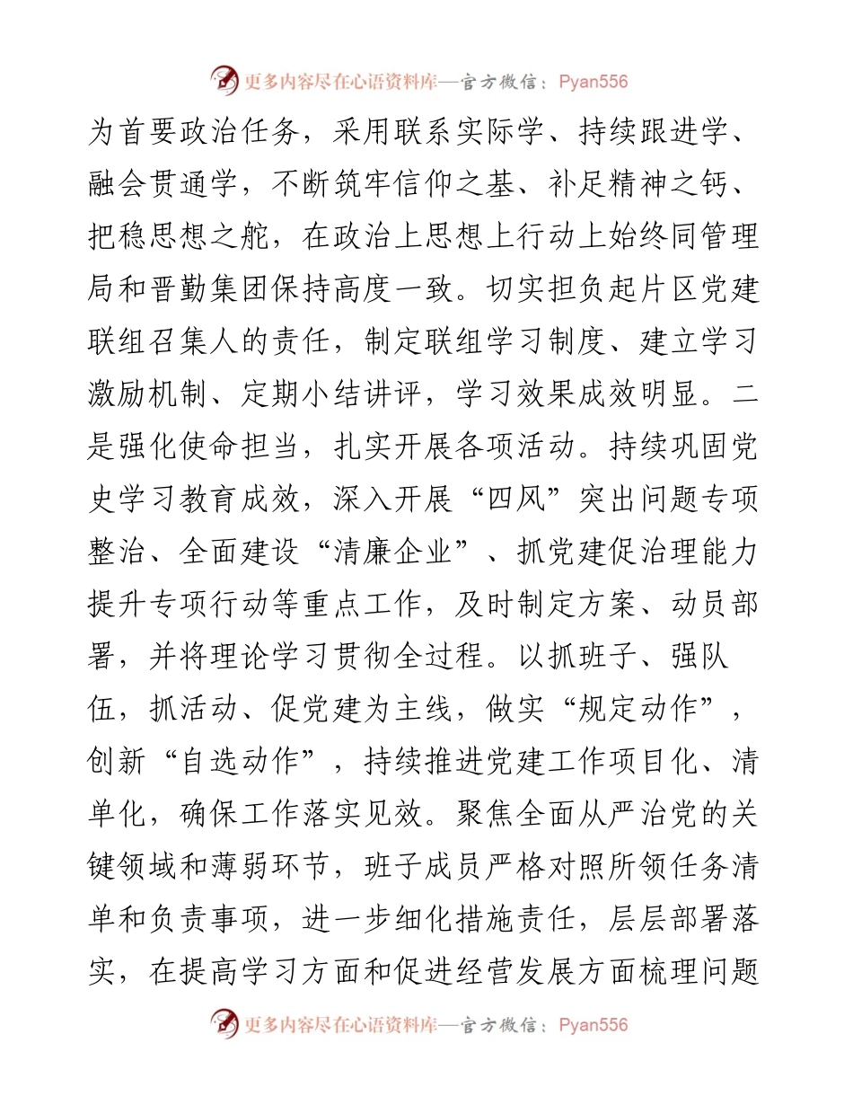 公司抓党建工作述职报告.docx_第2页