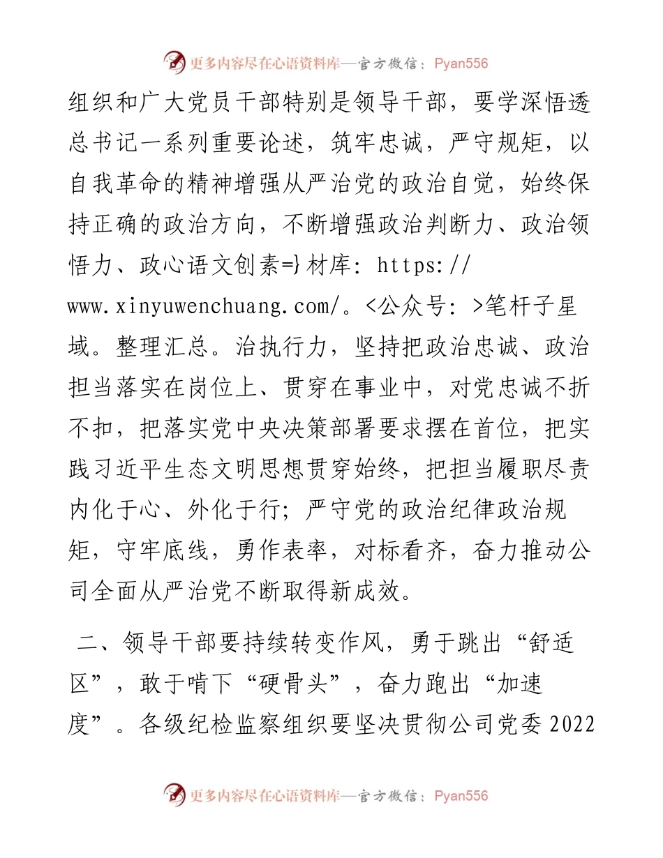 公司党委书记在纪检监察系统工作会议上的讲话.docx_第2页