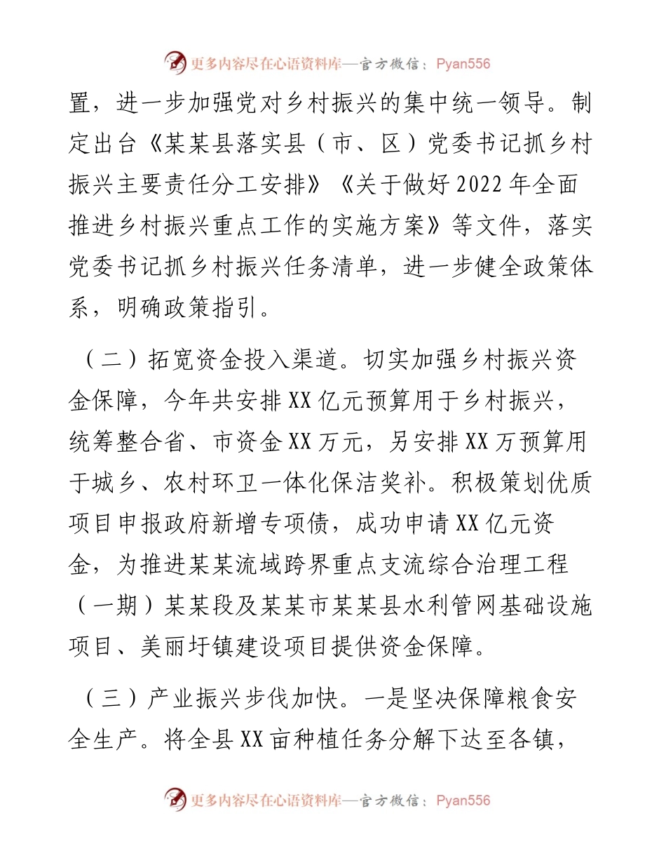 关于乡村振兴战略实施情况的报告.docx_第2页