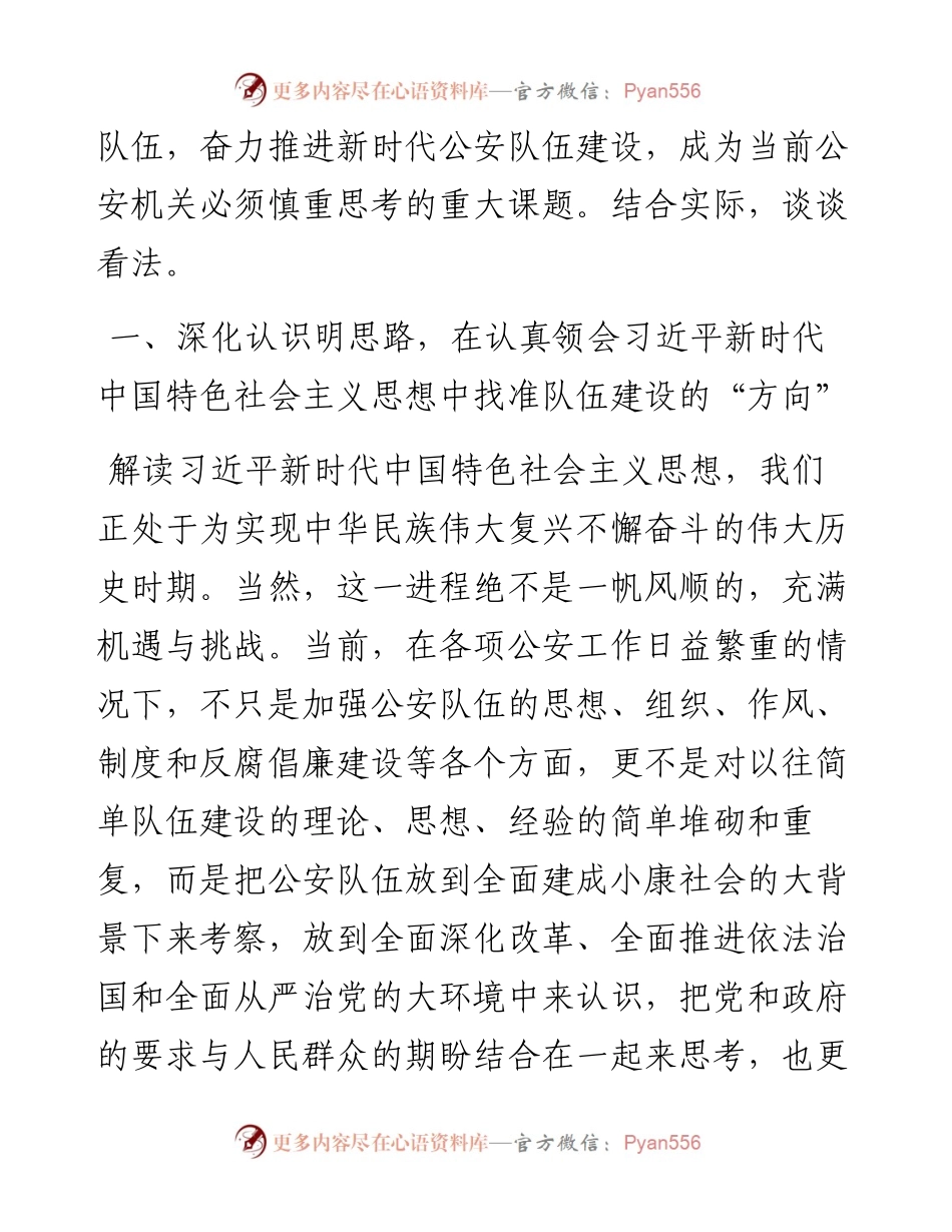 关于加强新时代公安队伍建设的思考.docx_第2页