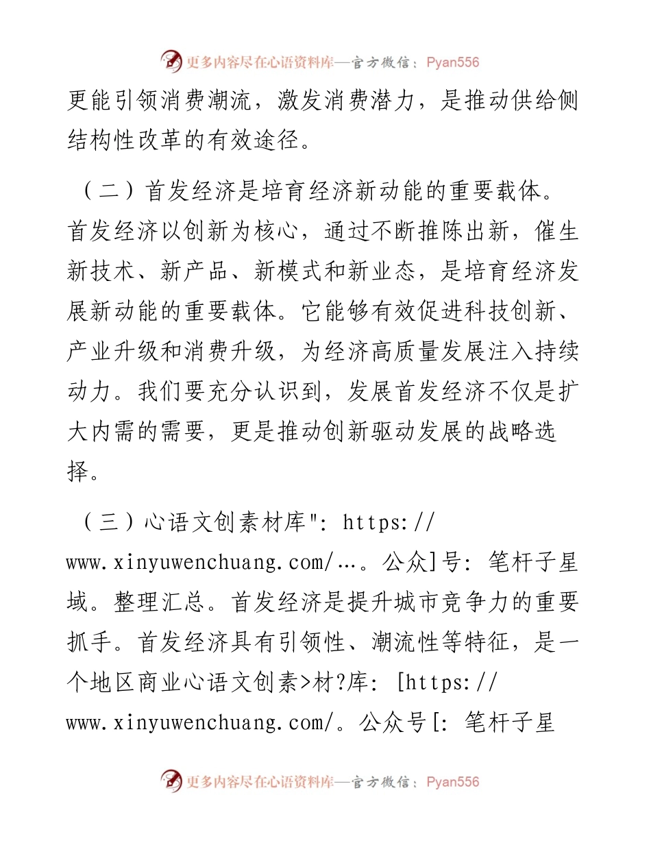 副市长关于首发经济研讨发言材料.docx_第2页