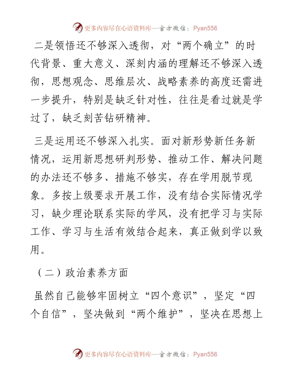 副市长在第二批主题教育专题民主生活会上的剖析发言.docx_第2页