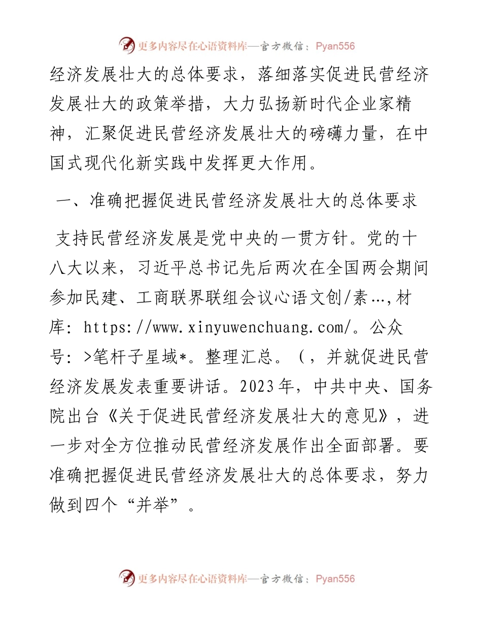 在2024年全市加快民营经济高质量发展推进大会上的讲话.docx_第2页